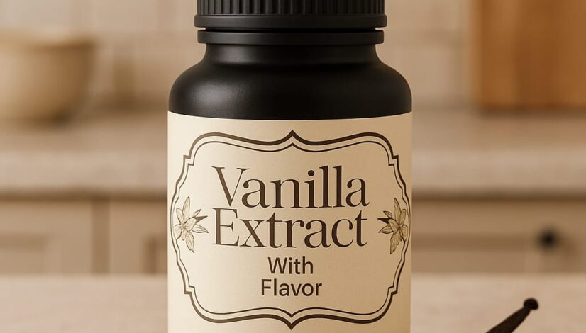 Vanilla extract with flavor